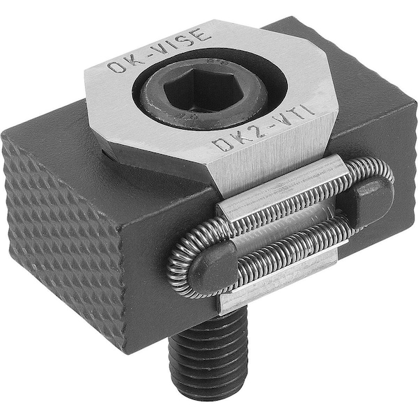 Wedge Clamp W Machining Allowance, B=41 For Tapped Hole G=M12, Tool Steel Hardened